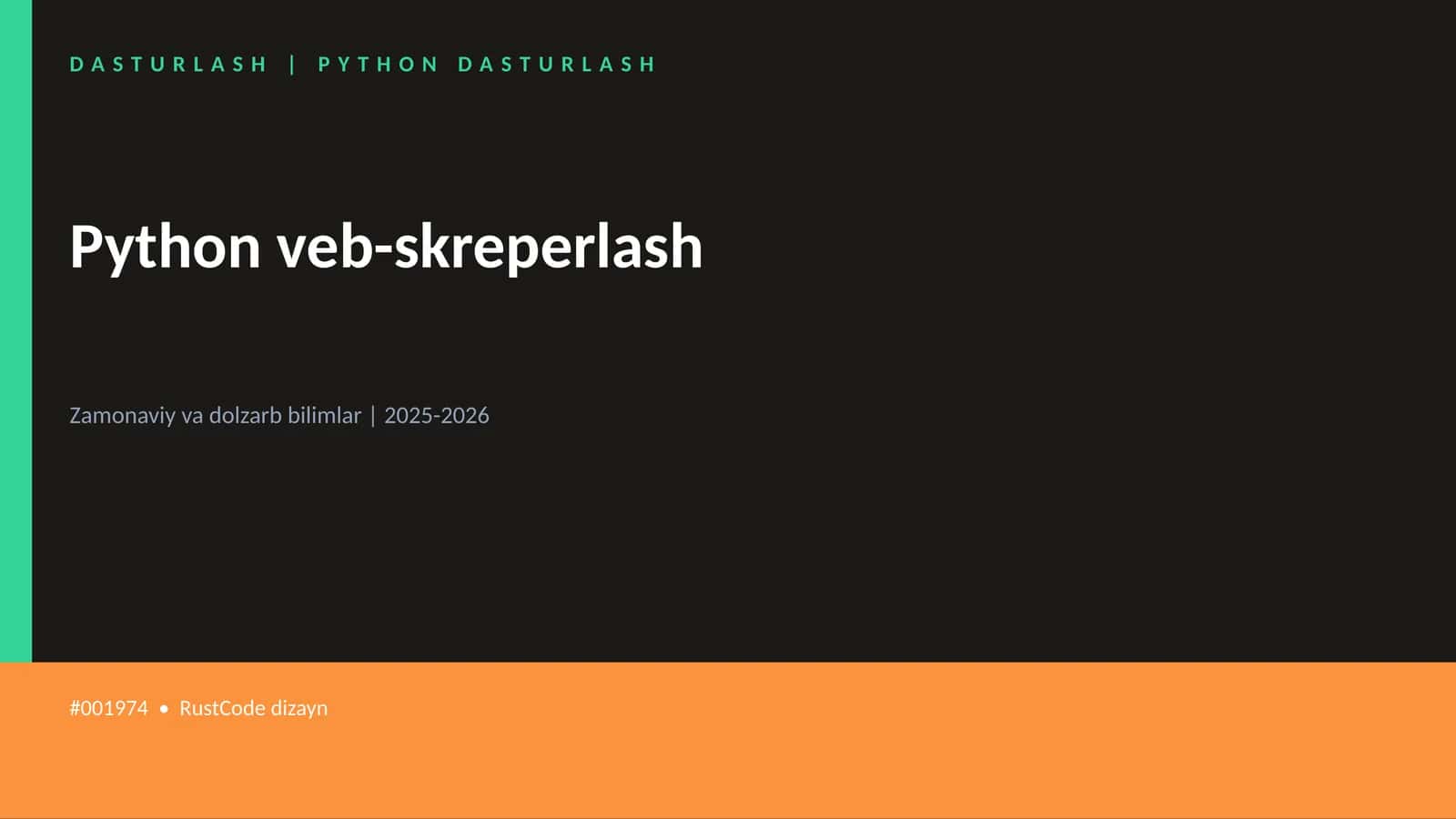 Python veb-skreperlash 1