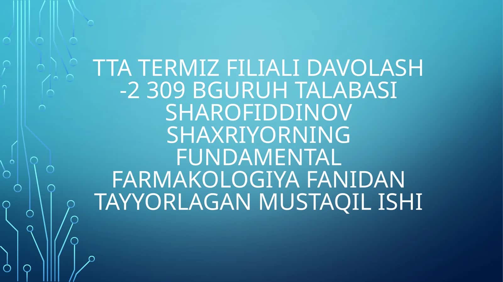 Davolash -2 309B 1