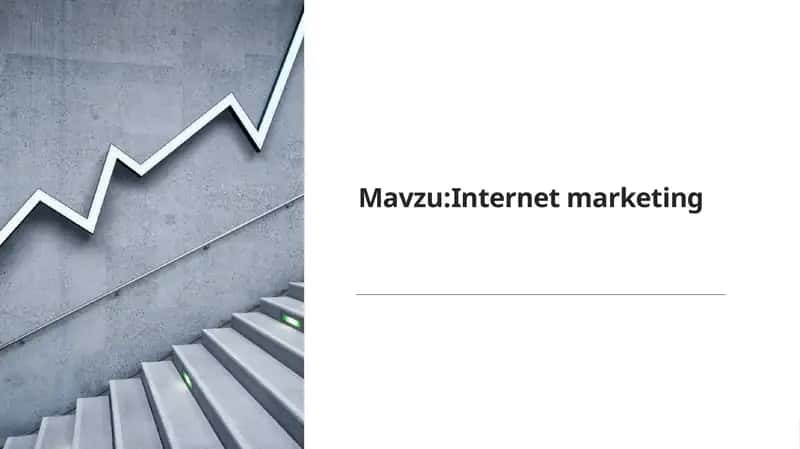 Internet marketing 1