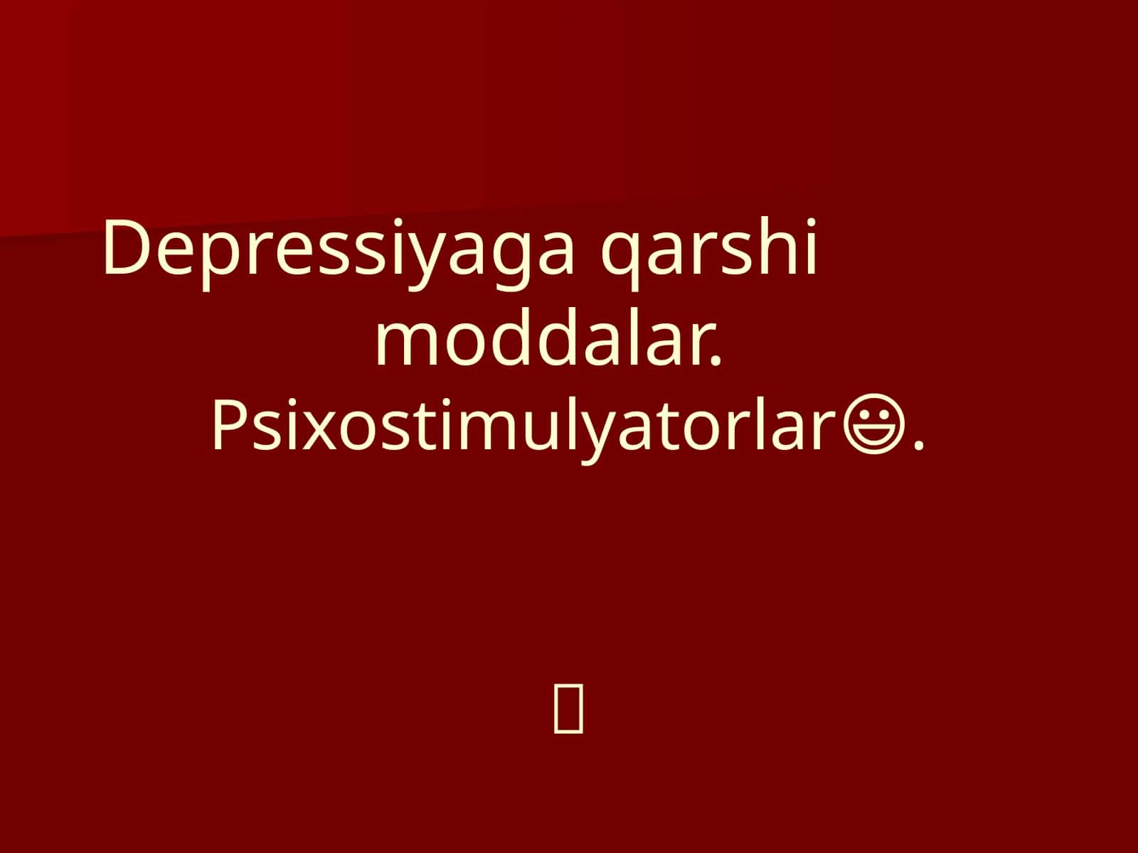 Antidepressantlar 1