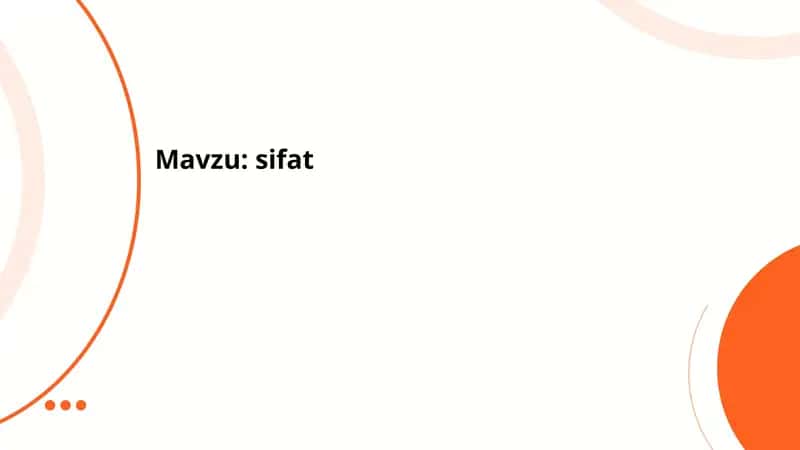 Sifat 1