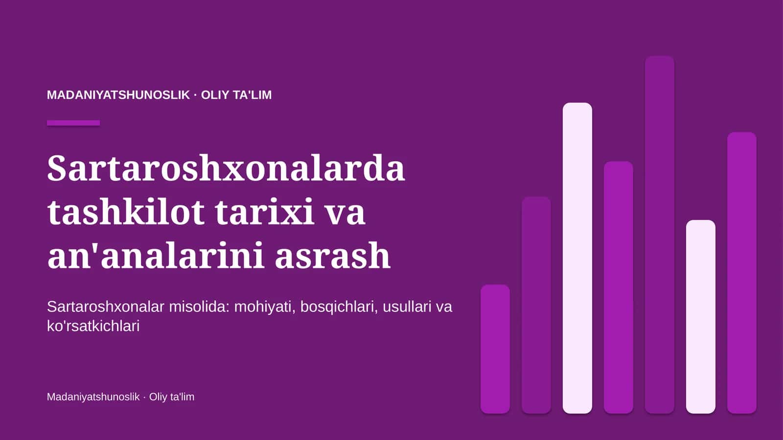 Sartaroshxonalarda tashkilot tarixi va an'analarini asrash 1