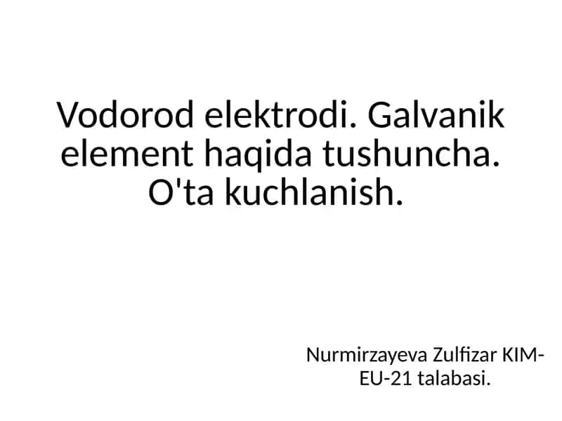 Vodorodelektrodi 1
