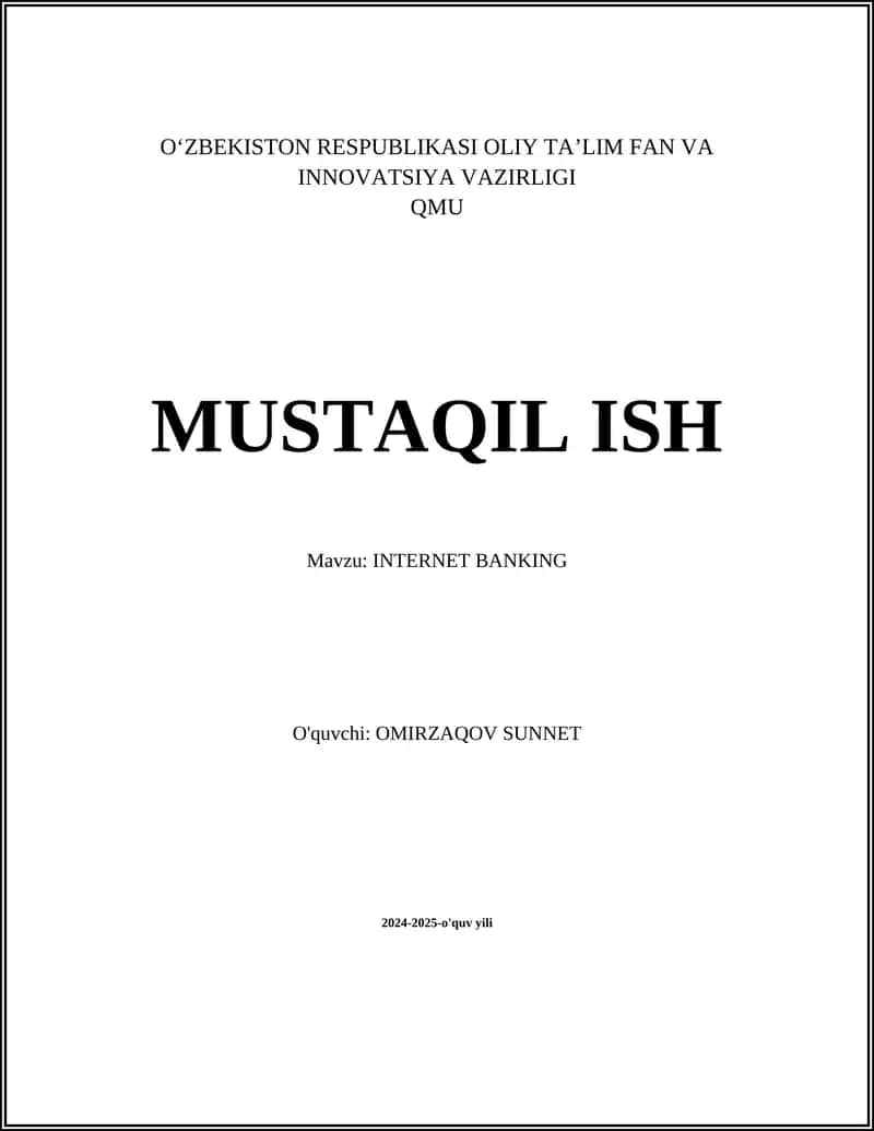 Internet Banking 1