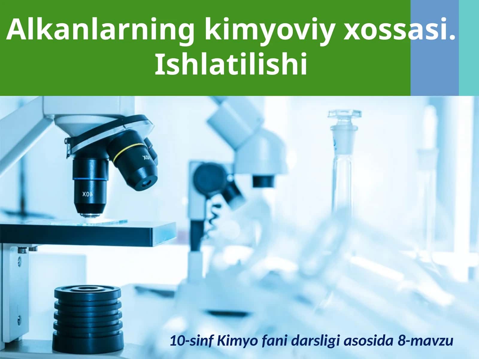 Alkanlarning kimyoviy xossasi. Ishlatilishi 1