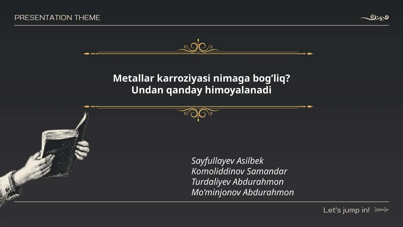 Metallar korroziyasi va uning sabablari 1