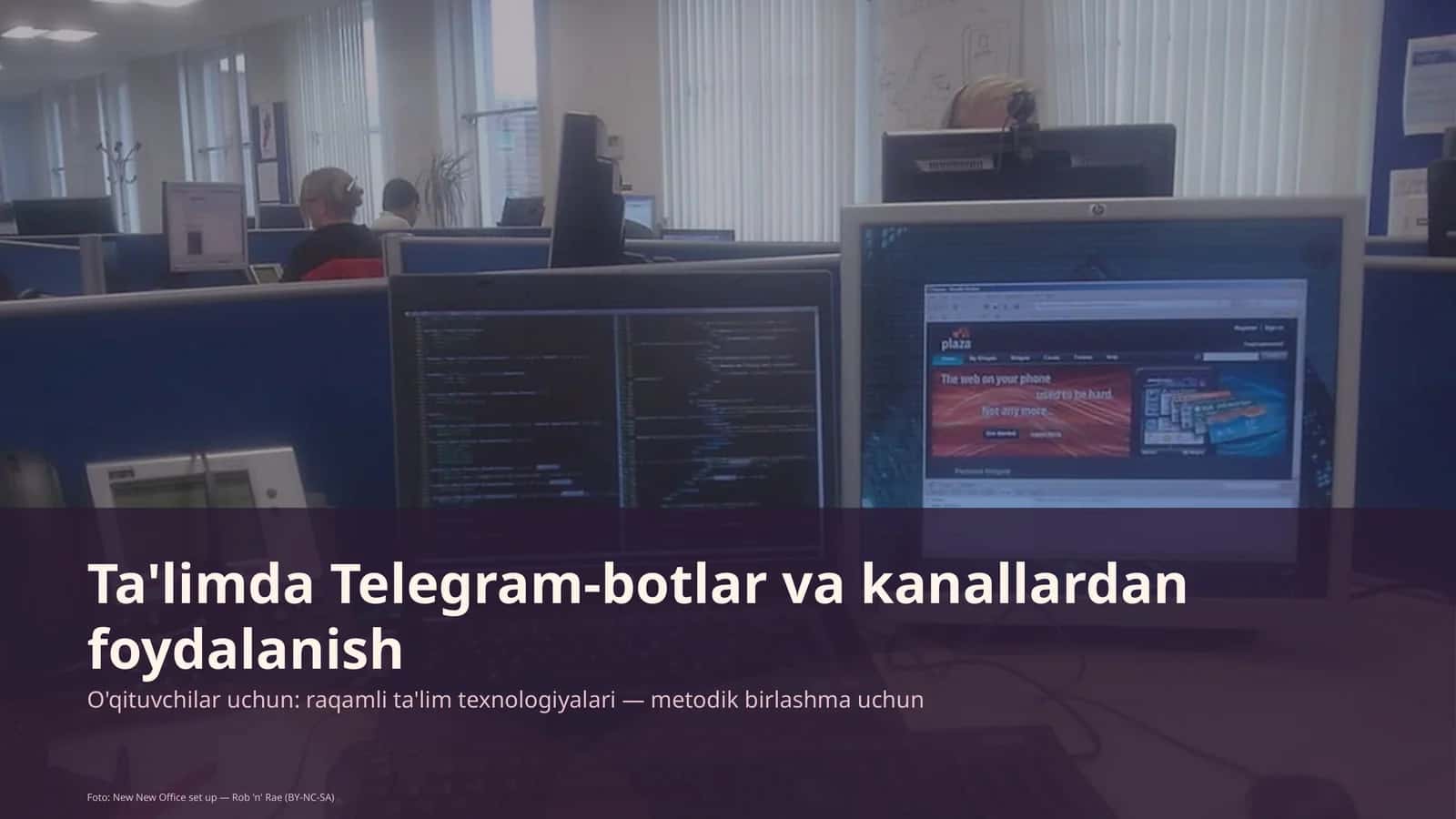 Ta'limda Telegram-botlar va kanallardan foydalanish 1
