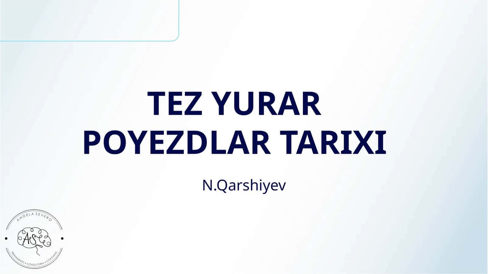 TEZ YURAR POYEZDLAR TARIXI 1