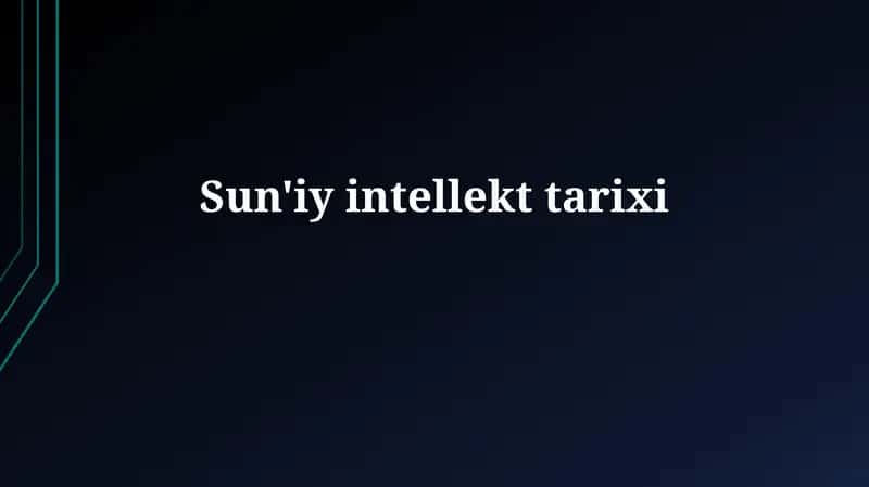 Sun'iyintellekttarixi 1