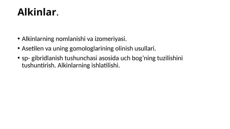 Alkinlar 1