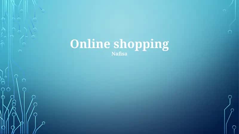 Online shopping 1