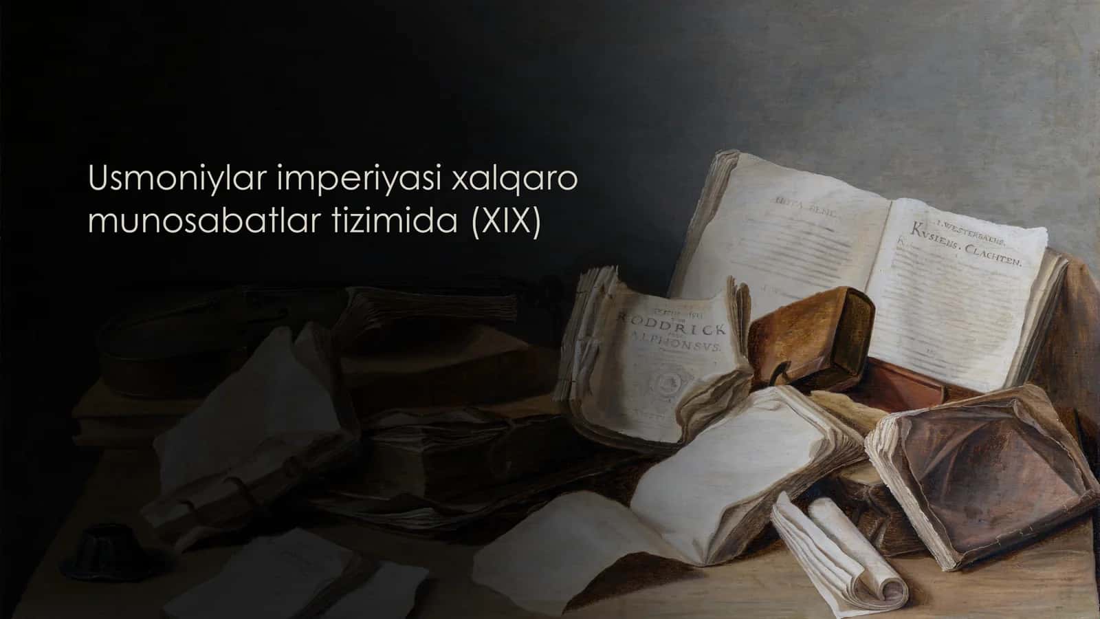 Usmoniylar imperiyasi XIX asri 1