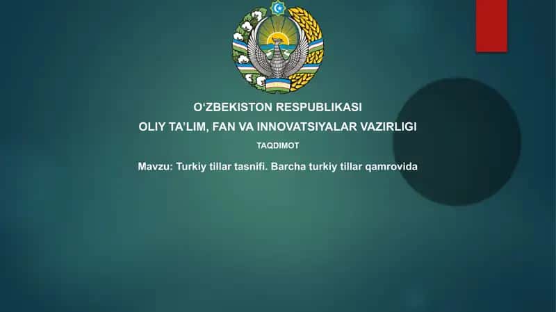 Turkiytillartasnifi 1