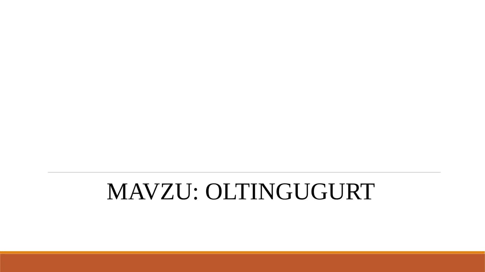 OLTINGUGURT 1