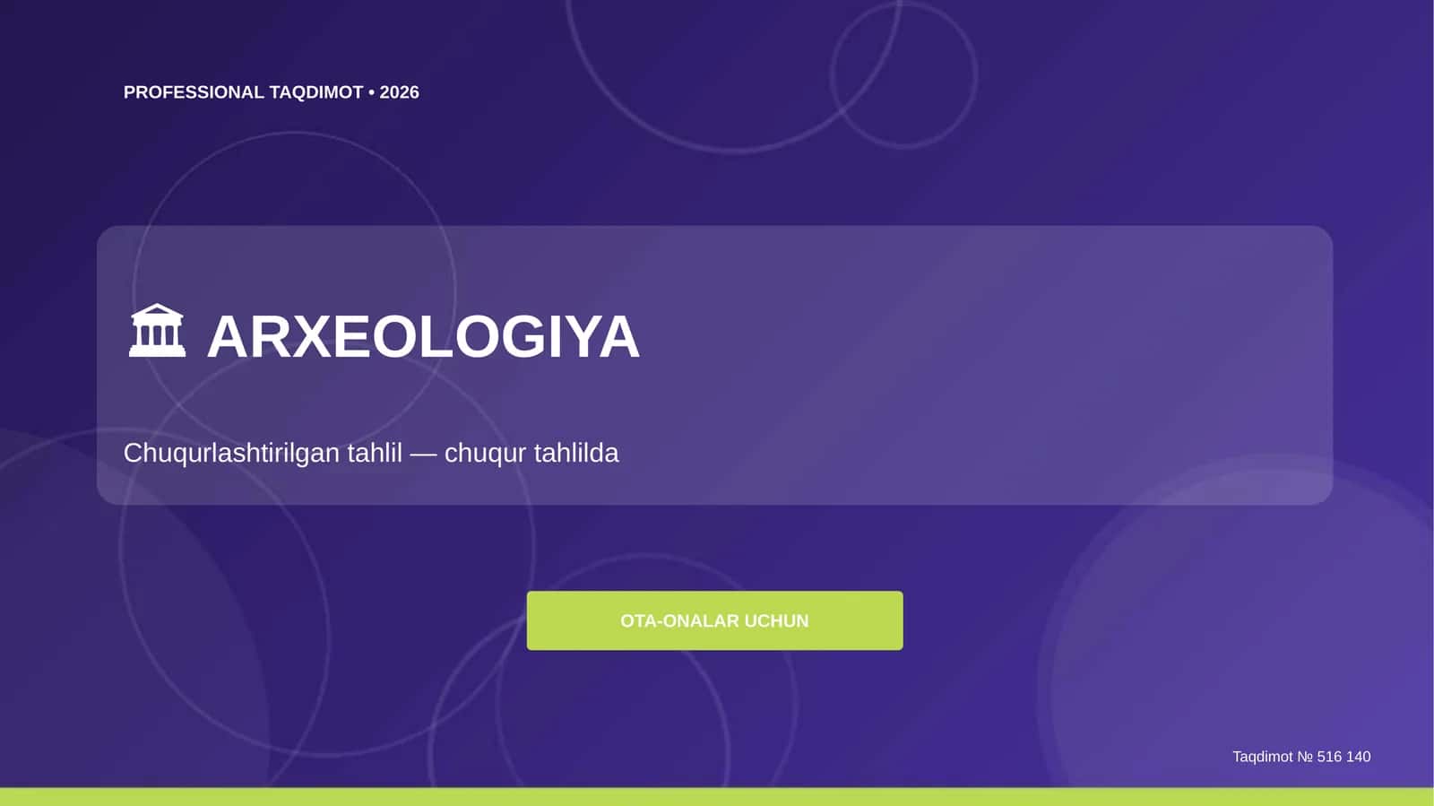 ARXEOLOGIYA 1