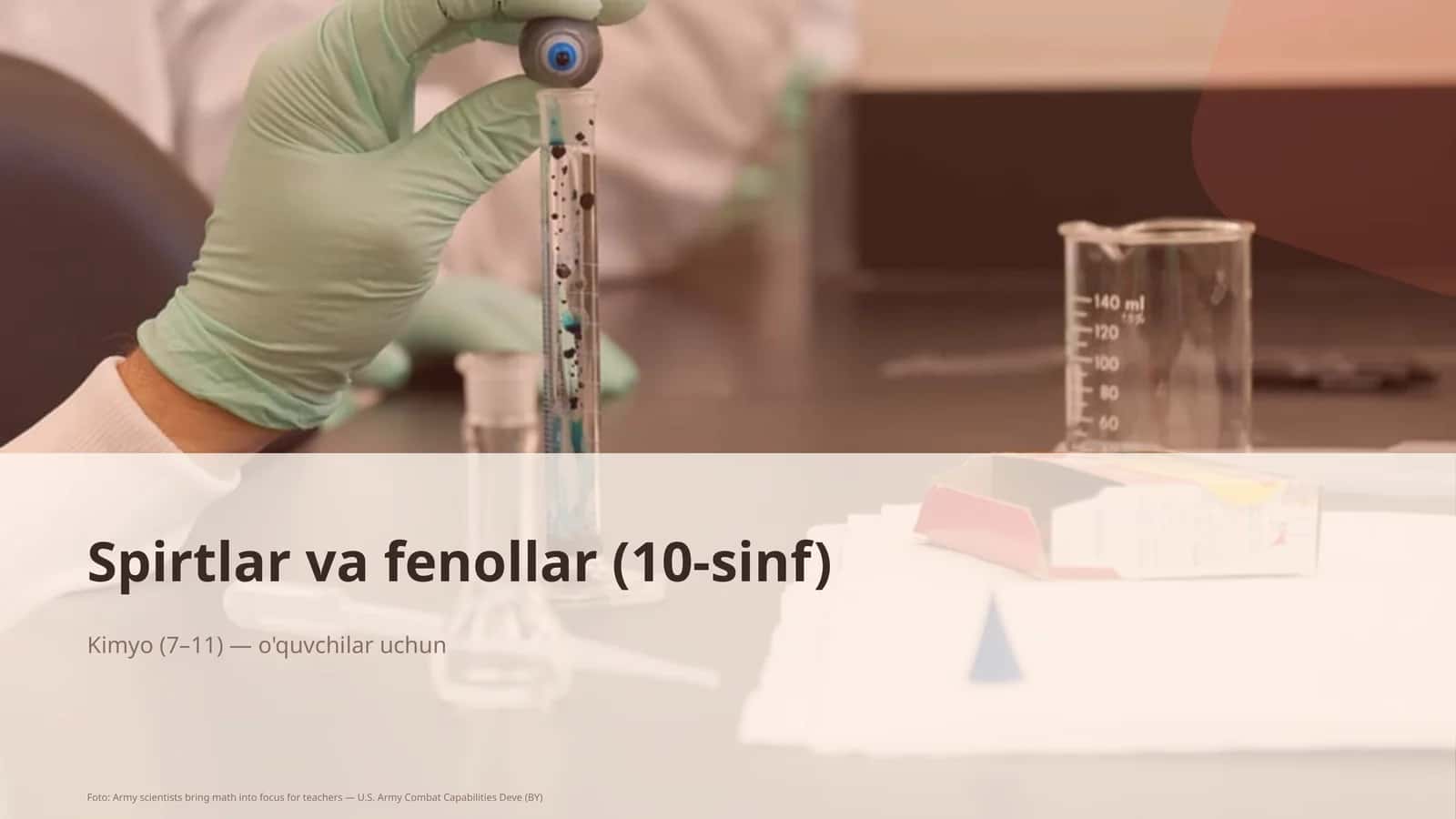 Spirtlar va fenollar (10-sinf) 1