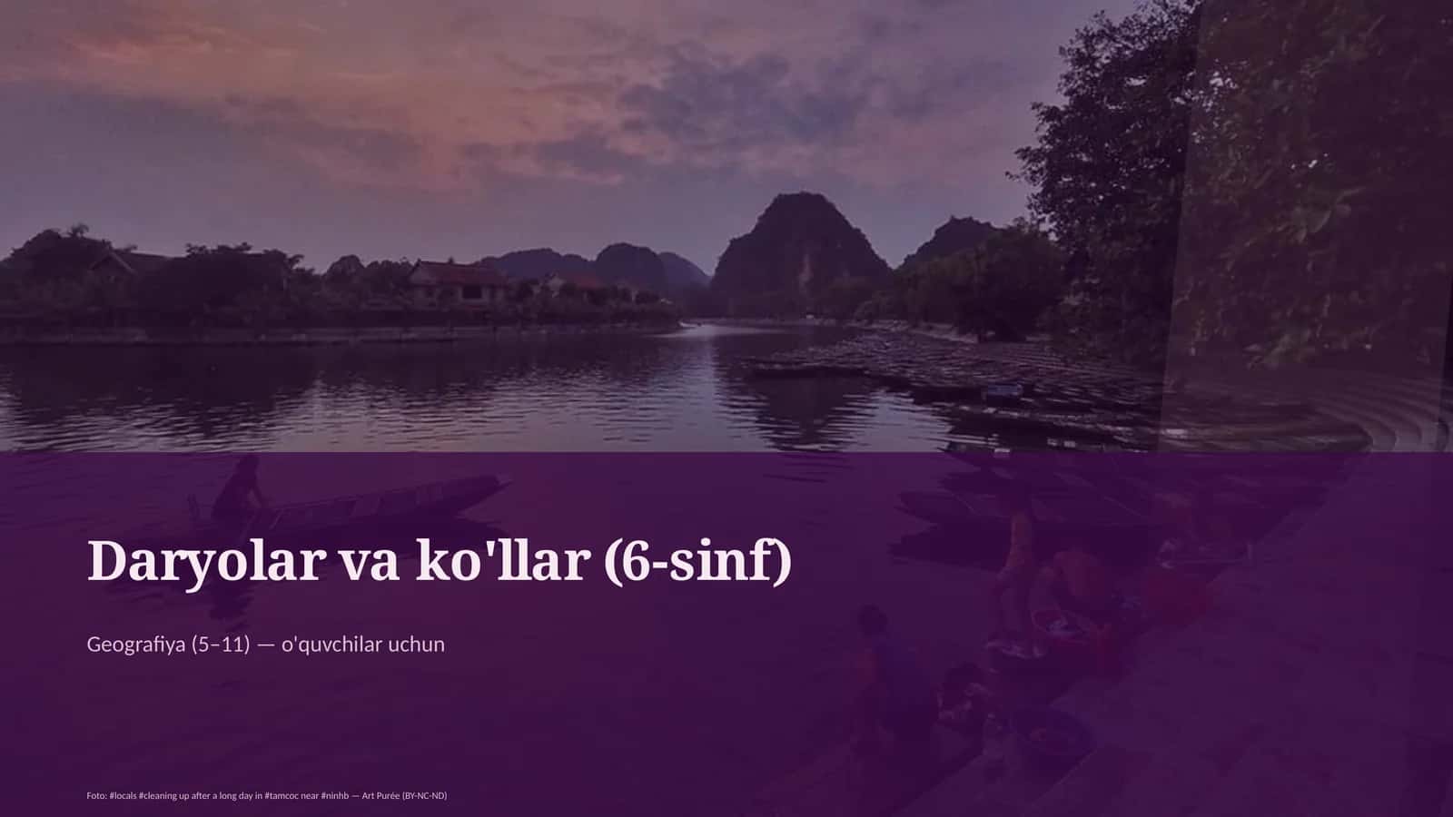 Daryolar va ko'llar (6-sinf) 1
