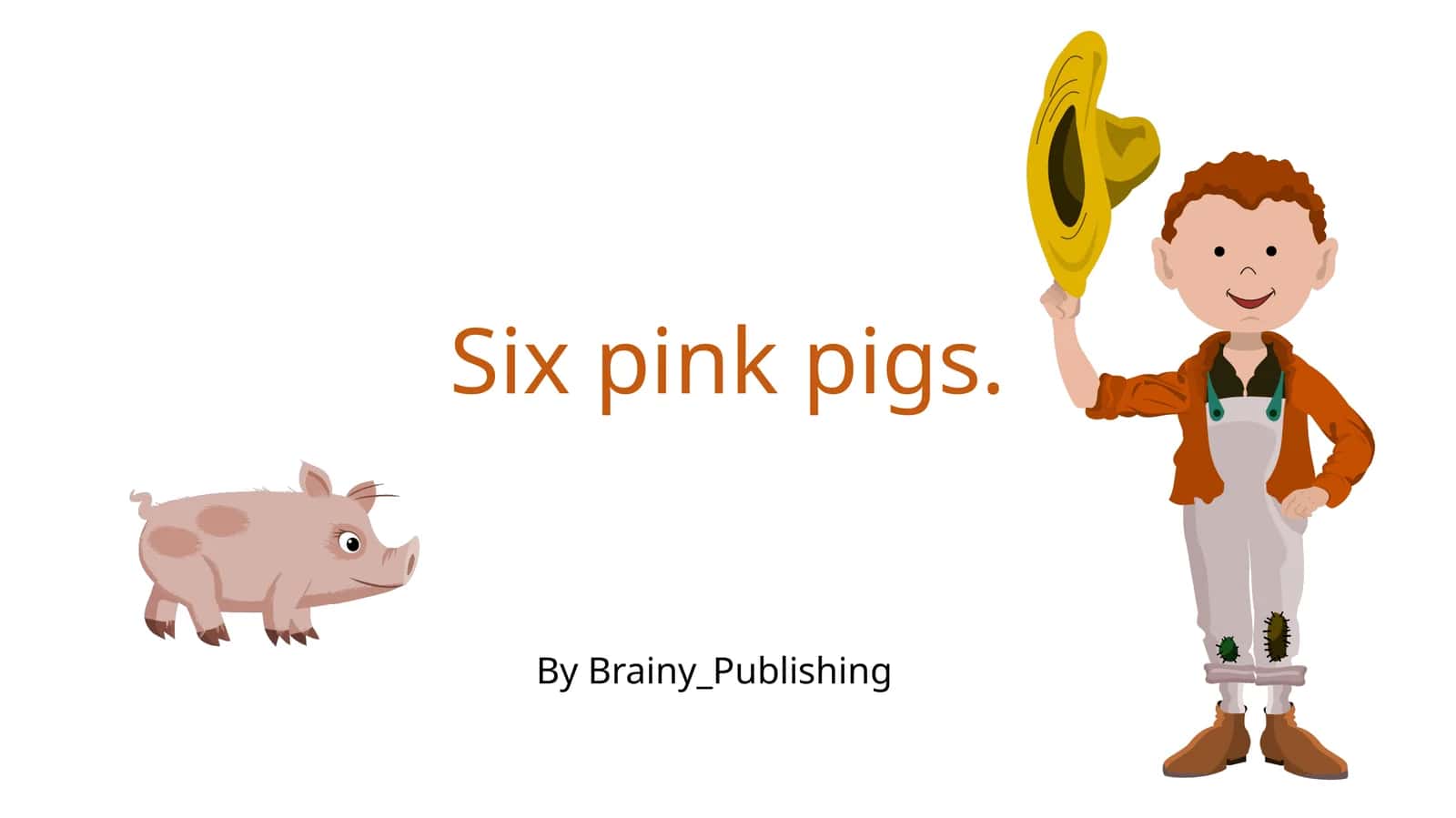 Six pink pigs 1