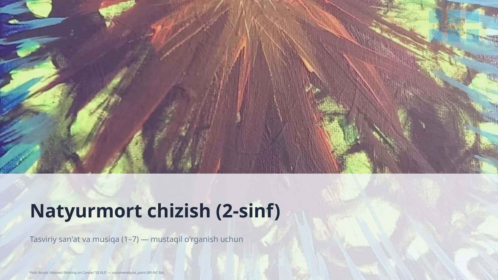 Natyurmort chizish (2-sinf) 1