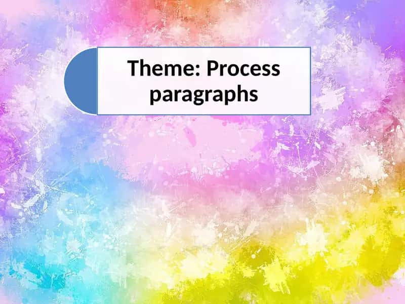 Process paragraphs 1