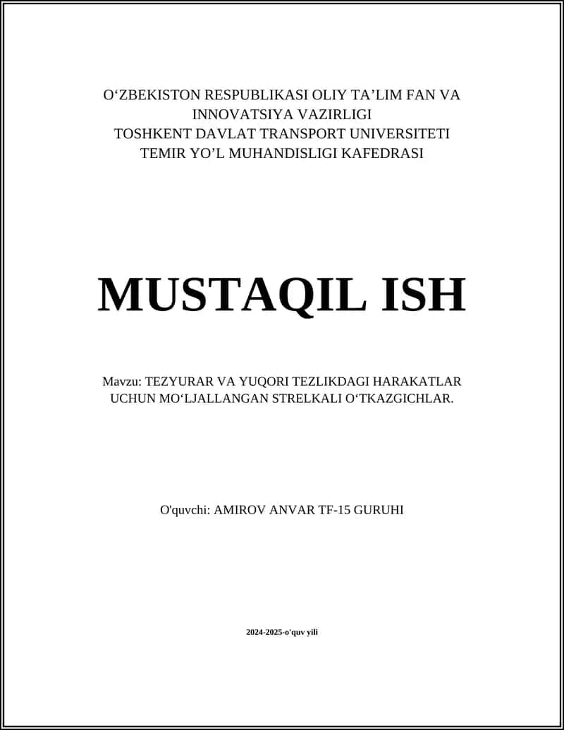 Strelkali o'tkazgichlar 1