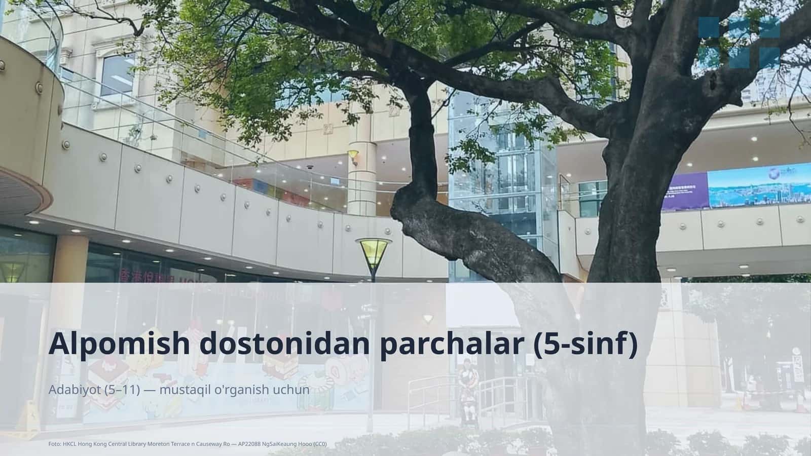 Alpomish dostonidan parchalar (5-sinf) 1