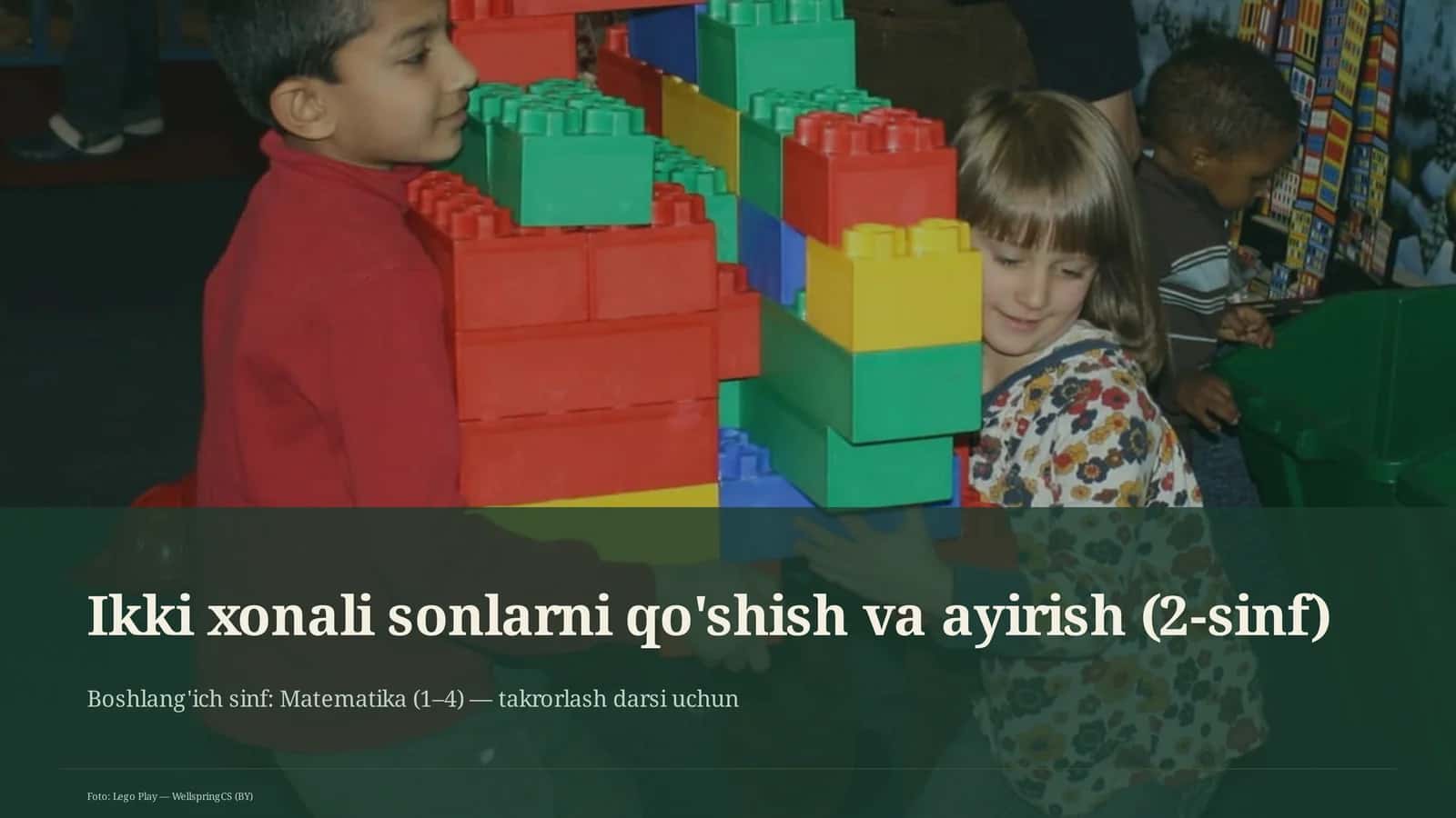 Ikki xonali sonlarni qo'shish va ayirish (2-sinf) 1