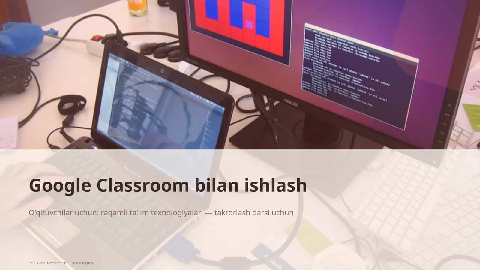 Google Classroom bilan ishlash 1