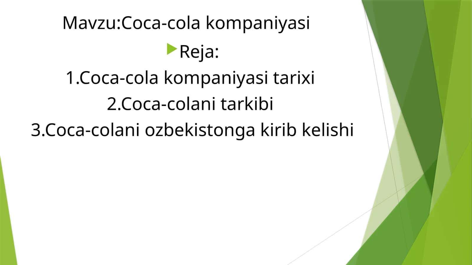 Coca-cola kompaniyasi 1