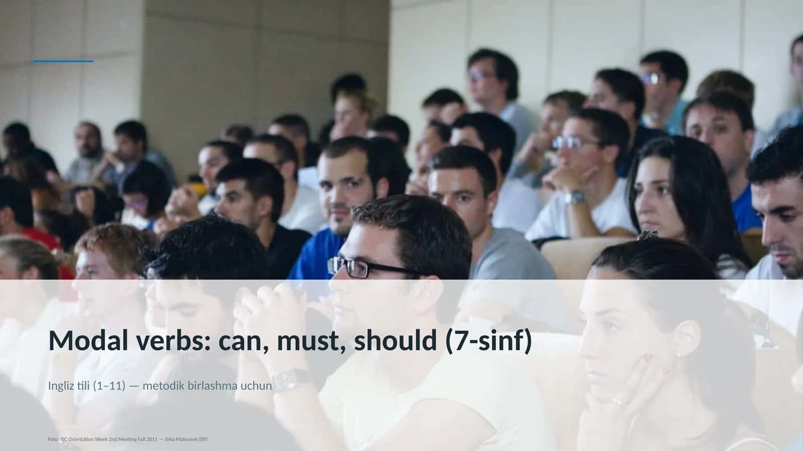 Modal verbs: can, must, should (7-sinf) 1