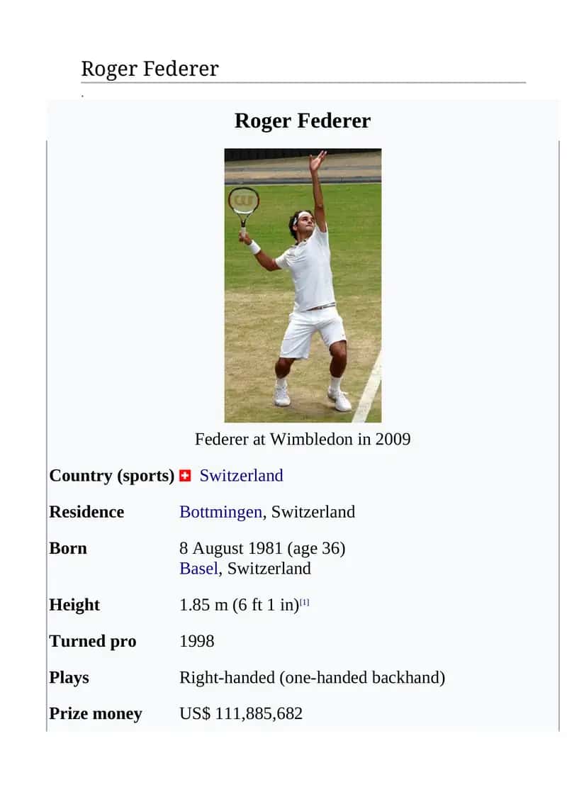 Roger Federer 1