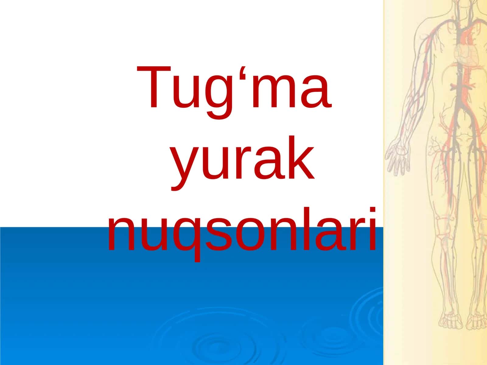 Tug‘mayurak nuqsonlari 1