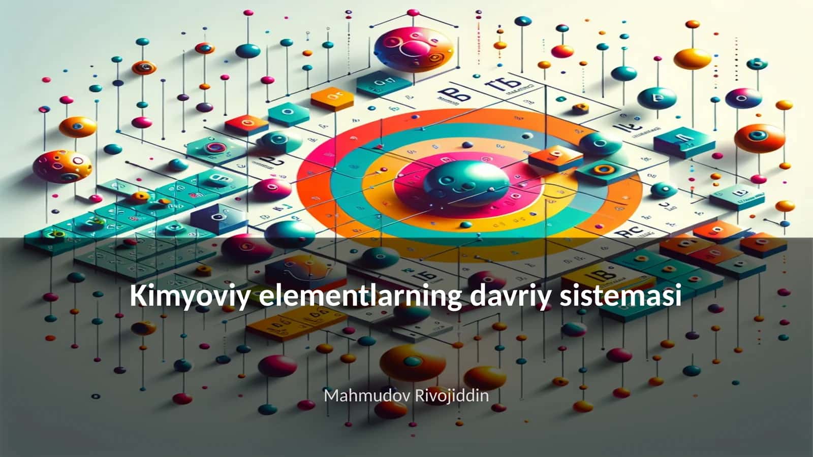 Kimyoviy elementlarning davriy sistemasi 1