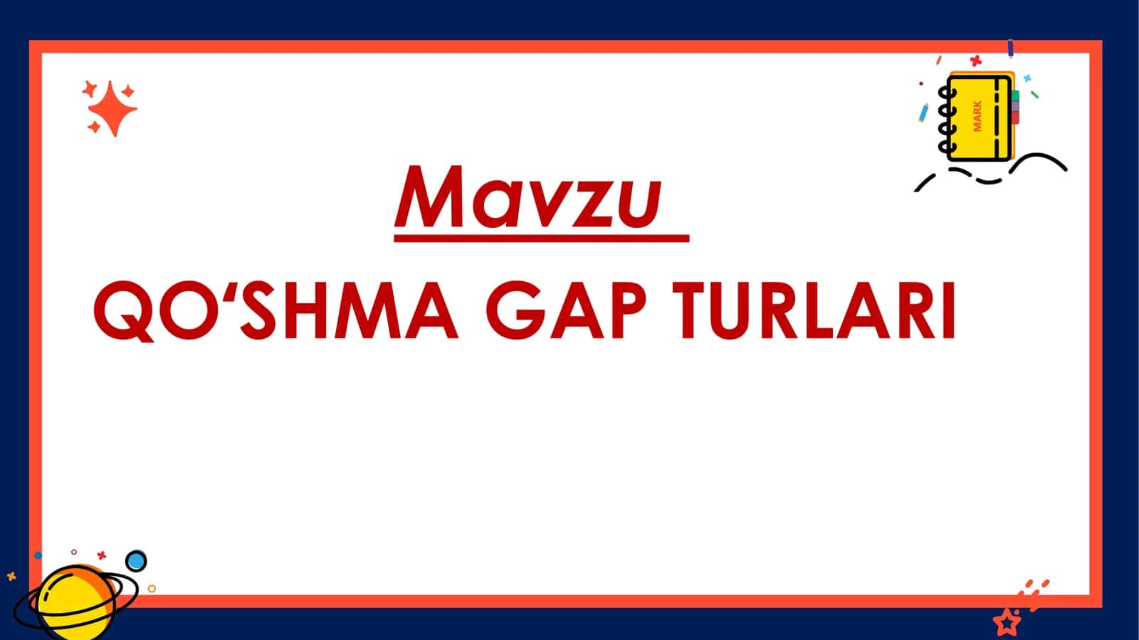 QOʻSHMAGAP TURLARI 1