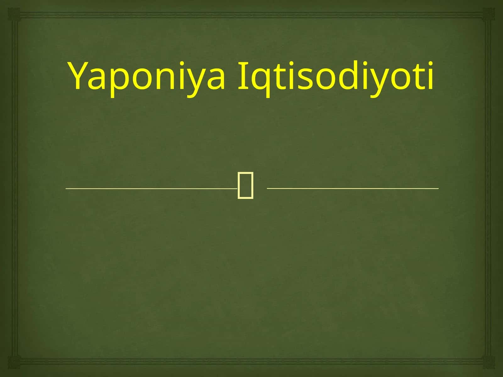 YAPONIYA 1