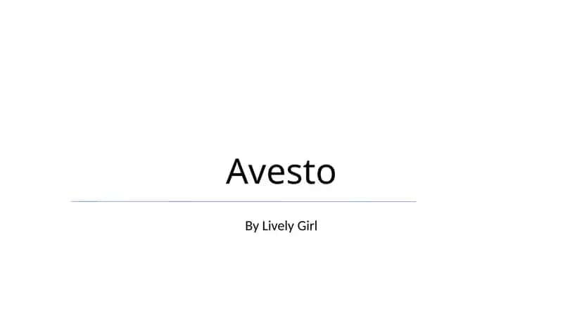 Avesto 1