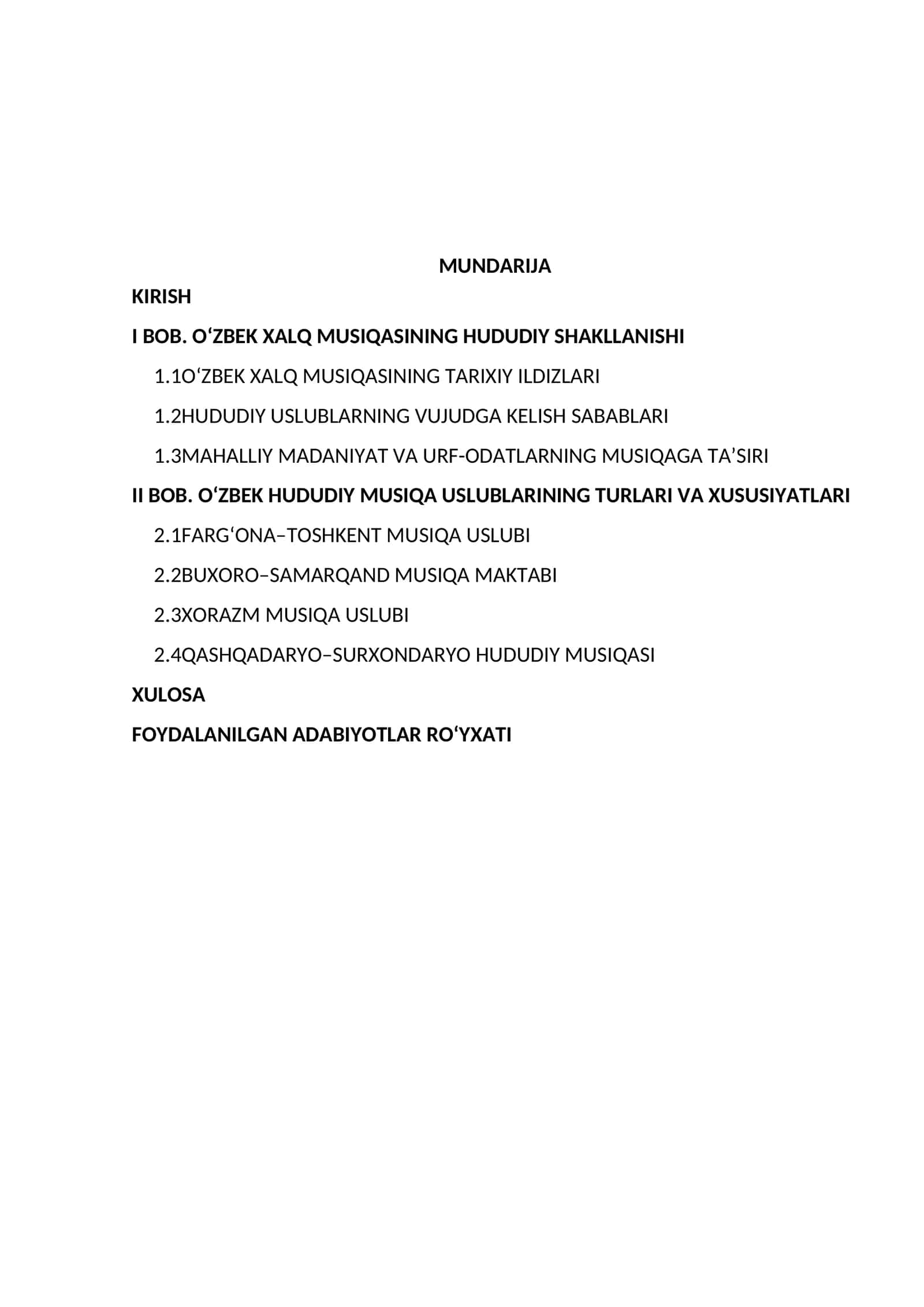Hududiy musiqa uslublar 1