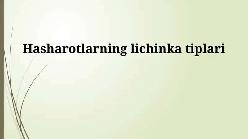 Qurtlarning tasnifi 1