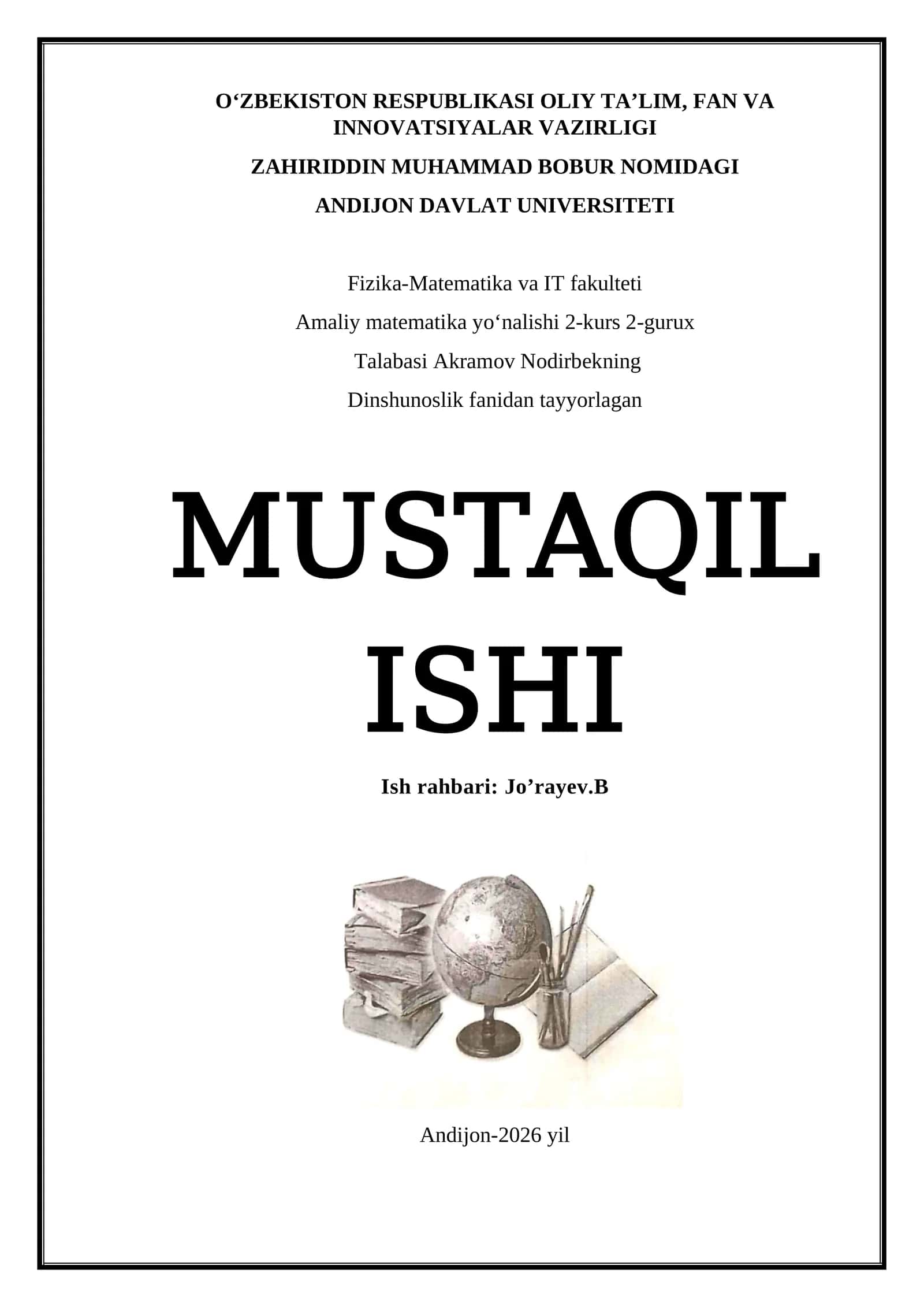Islom dini tarixi 1