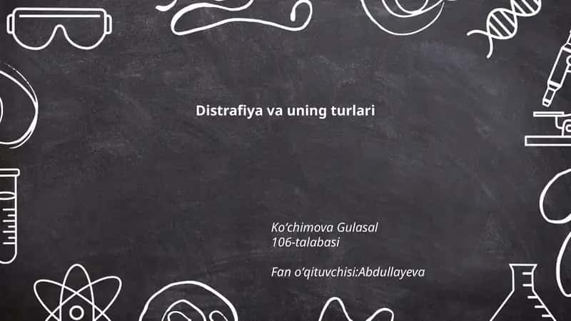 Distrafiya va uning turlari 1
