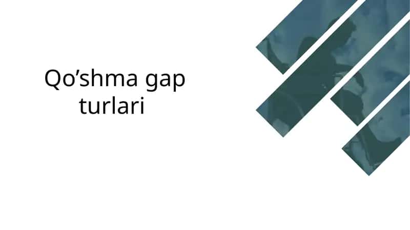 Qo’shmagapturlari 1