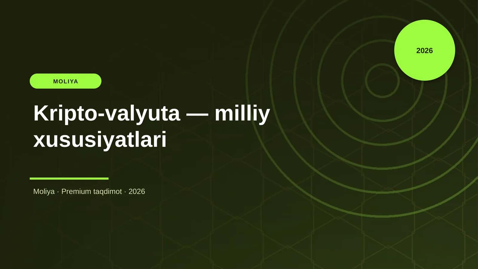 Kripto-valyuta — milliy xususiyatlari 1
