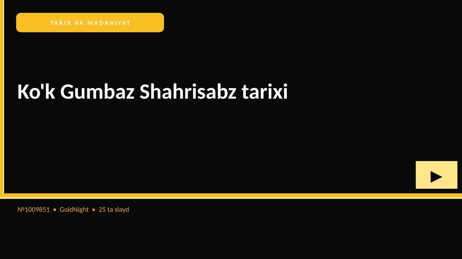 Ko'k Gumbaz Shahrisabz tarixi 1