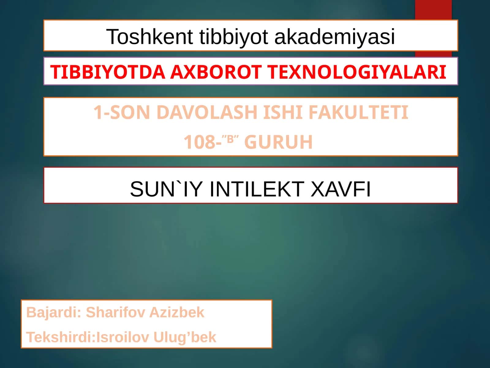 SUN`IY INTILEKT XAVFI 1
