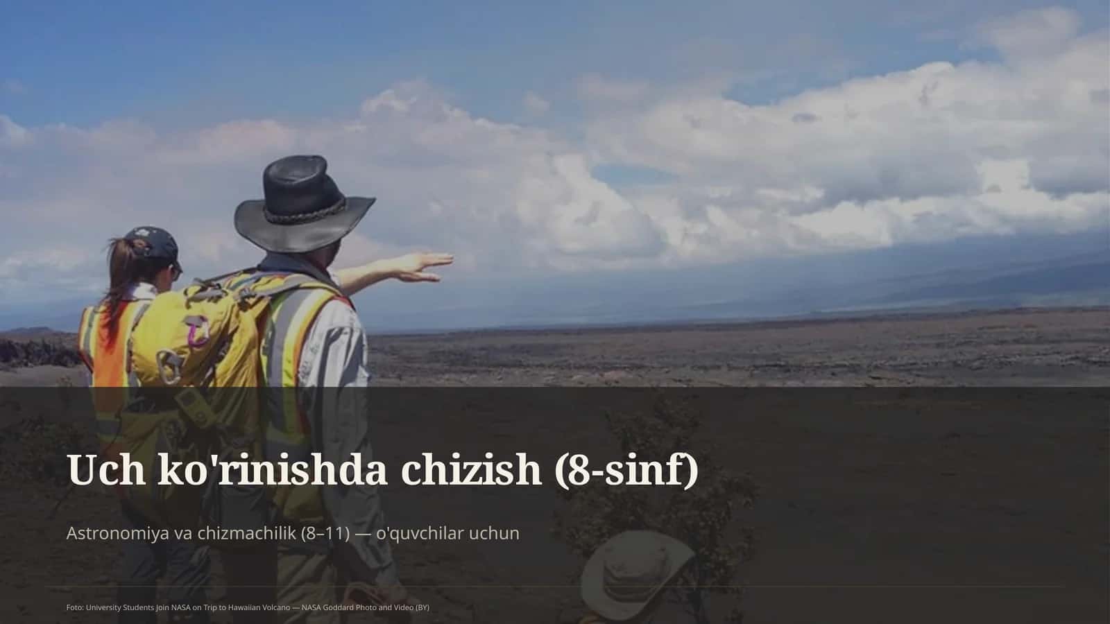 Uch ko'rinishda chizish (8-sinf) 1