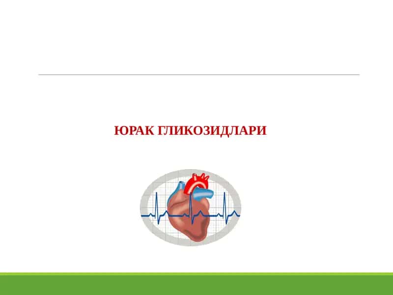 ЮРАК ГЛИКОЗИДЛАРИ 1