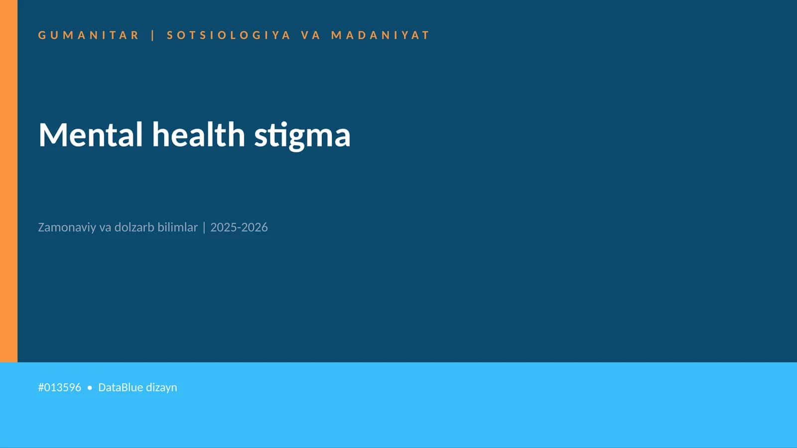 Mental health stigma 1