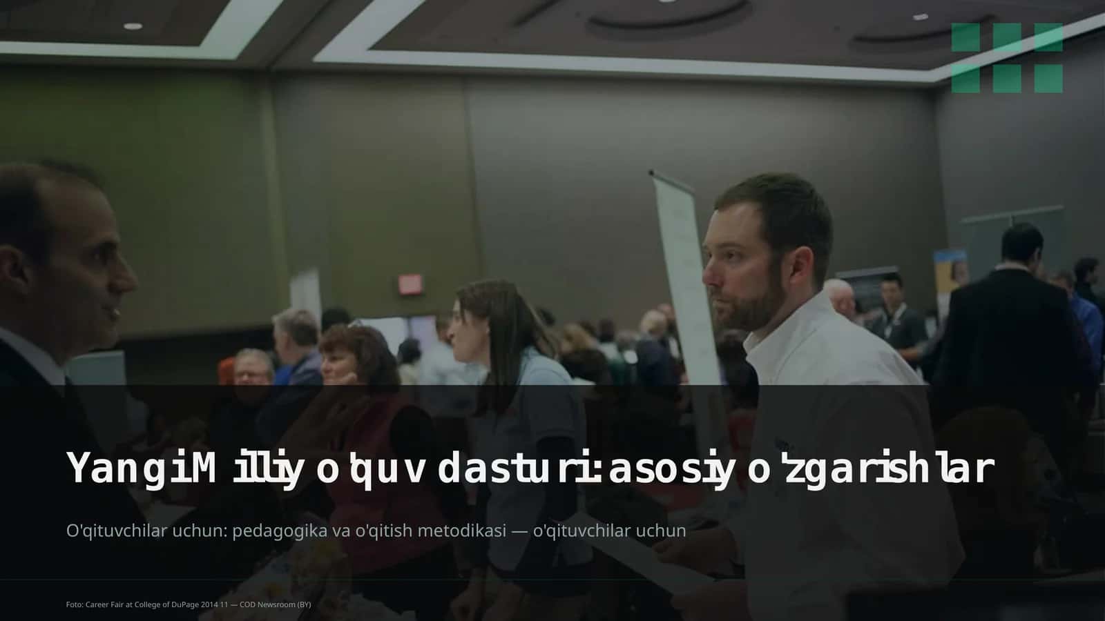 Yangi Milliy o'quv dasturi: asosiy o'zgarishlar 1