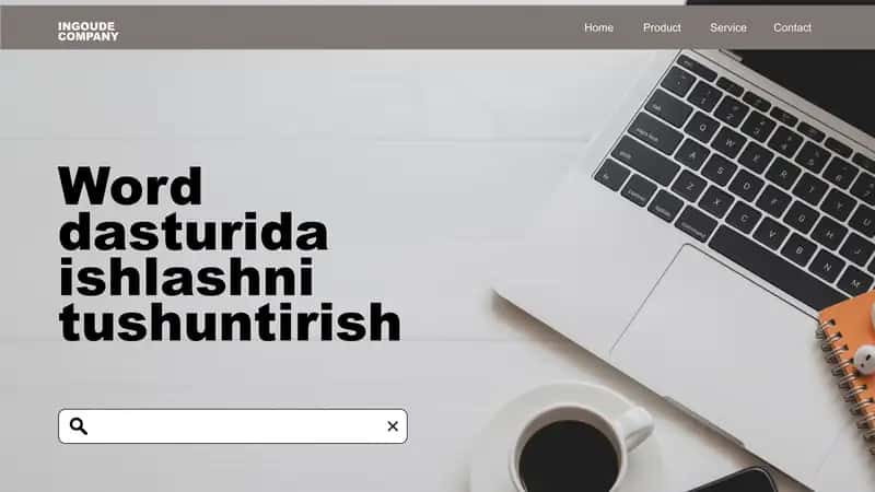 Microsoft Word dasturida ishlash 1