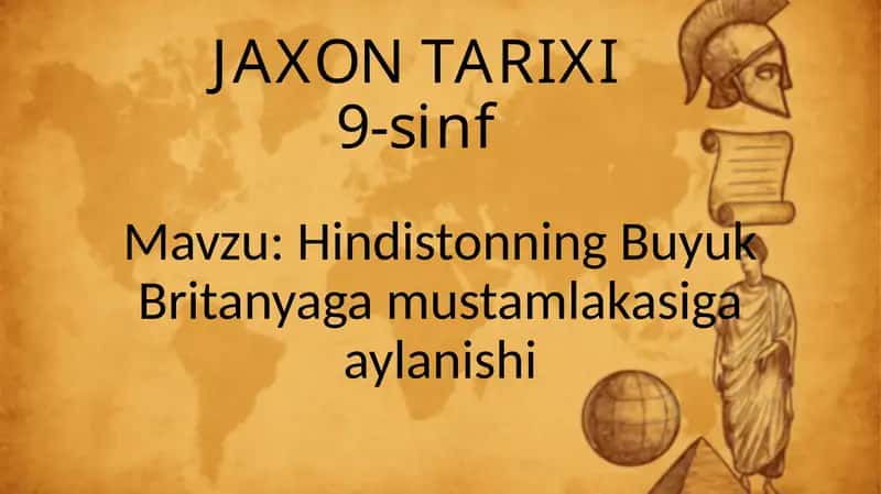 JAXON TARIXI 9-sinf 1